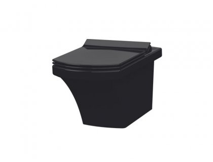 Купити Vega чаша підвісного чорний унітаз з сид. Ultra Slim Soft Close SETK2804-0606-071-1-6000 IDEVIT