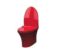 Унітаз-компакт червоний з функцією біде та сидінням Rena SC SETK2904-0205-081-1-6200 IDEVIT