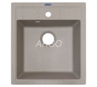 Кухонна мийка гранітна прямокутна пісочна Argo BELLA Terra 46*51*20