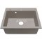 Недорого Кухонна мийка гранітна прямокутна пісочна Argo CUBO Terra 59*50*20