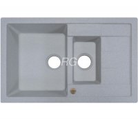 Кухонна мийка гранітна прямокутна світло-сіра Argo STELA-PLUS Light gray 78*50*20