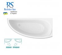 Ванна акрилова асиметрія права Messina колір ванни на вибір 170х70 TM RedokssSan