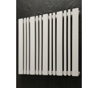 Горизонтальний дизайнерський радіатор опалення ARTTIDESIGN Lucca 13/550 білий мат