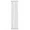 Вертикальний дизайнерський радіатор опалення ARTTIDESIGN Bari 8/1500 білий мат