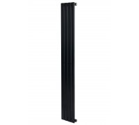 Вертикальний дизайнерський радіатор опалення ARTTIDESIGN Terni 4/1500 чорний мат
