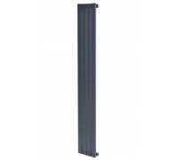 Вертикальний дизайнерський радіатор опалення ARTTIDESIGN Terni 4/1800 сірий мат