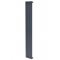 Вертикальний дизайнерський радіатор опалення ARTTIDESIGN Terni 4/1500 сірий мат