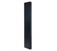 Вертикальний дизайнерський радіатор опалення ARTTIDESIGN Terni ІІ 6/1800 чорний мат