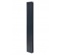 Вертикальний дизайнерський радіатор опалення ТМ ARTTIDESIGN Rimini || 4/1800 чорний пісок