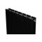 Вертикальний дизайнерський радіатор опалення ARTTIDESIGN Livorno II 7/1600 чорний мат
