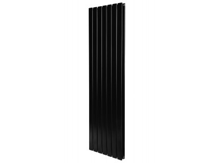 Вертикальний дизайнерський радіатор опалення ARTTIDESIGN Livorno II 7/1600 чорний мат