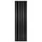 Вертикальний дизайнерський радіатор опалення ARTTIDESIGN Livorno II 7/1800 чорний мат