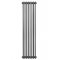 Вертикальний дизайнерський радіатор опалення ARTTIDESIGN Bari 8/1800 сірий мат