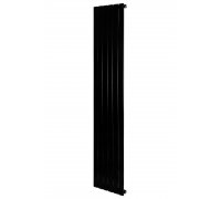 Вертикальний дизайнерський радіатор опалення ARTTIDESIGN Terni 6/1500 чорний мат
