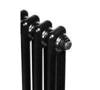 Горизонтальний дизайнерський радіатор опалення ARTTIDESIGN Bari G 22/500 чорний мат