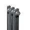 Вертикальний дизайнерський радіатор опалення ARTTIDESIGN Bari 4/1800 сірий мат