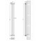 Вертикальний дизайнерський радіатор опалення ARTTIDESIGN Bari II 4/1800 білий мат