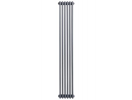 Вертикальний дизайнерський радіатор опалення ARTTIDESIGN Bari 6/1800 сірий мат