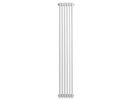 Вертикальний дизайнерський радіатор опалення ARTTIDESIGN Bari 6/1800 білий мат