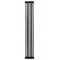 Вертикальний дизайнерський радіатор опалення ARTTIDESIGN Bari 6/1800 чорний мат