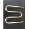 Бронзовый латунный полотенцесушитель Змеевик 500/480 тр32 Античная бронза