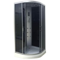 Гідромасажний бокс ATLANTIS AKL-90P-T GR-стекла-графітові (90 * 90 * 215)