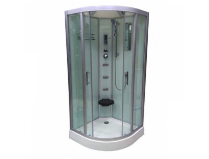 Купити не дорого Гідромасажний душова кабіна VERONIS BN-5-100 стекла прозорі (100 * 100 * 220)