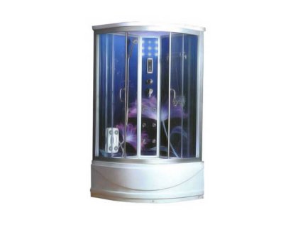 Купити не дорого Гідромасажний душовий бокс ATLANTIS AKL 60P-3 з малюнком заднього стекла (90 * 90 * 215)