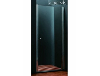 Купити не дорого Душова дверь в нішу розпашна скляна Veronis D-5-80 Line шириною 80см