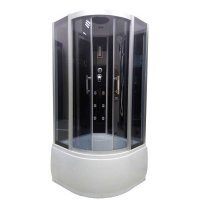 Гідромасажний бокс ATLANTIS AKL-90P LUX (GR-стекла-графітові) 90 * 90 * 217