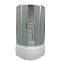 Гідромасажний бокс ATLANTIS AKL-90P LUX (XL-стекла-матові) 90 * 90 * 217