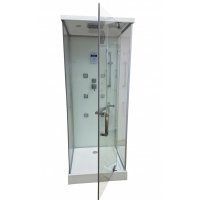 Гідромасажний бокс з низьким піддоном Veronis BKN-2-89 скло прозоре 90x80x215