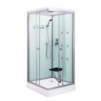 Гідромасажний бокс ATLANTIS AKL-S90P-T XL-стекла матові (90 * 90 * 215)