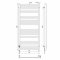 Недорого Електрична рушникосушка з термоконтролером Deffi MAGNUS MLP 120*50*16