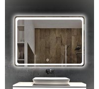 Зеркало с LED подсветкой и подогревом Dusel DE-M3051 65x80см