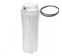 Корпус фильтра белый стакан Kaplya KP-WW38-02 для систем фильтрации размера Slim 10 с подключением 3/8