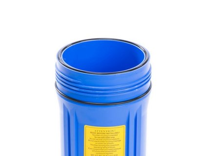Недорого Корпус магистрального фильтра Kaplya FH20BB1-OR2 типа Big Blue 20 синий стакан 2 кольца