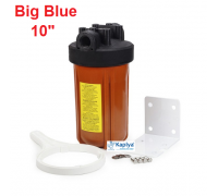 Корпус магистрального фильтра для горячей воды с креплением и ключом Kaplya FH10B1-HOT типа Big Blue 10