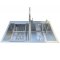 Комплект кухонная мойка ROMZHA ARTA U-730D размером 78х48х23см + смеситель нержавейка Marian U + корзина