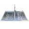 Комплект кухонная мойка ROMZHA ARTA U-730D размером 78х48х23см + смеситель нержавейка Marian J+ корзина