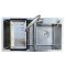 Комплект кухонная нержавеющяя мойка ROMZHA ARTA U-730DN А размером 780*430*230мм + дозатор + корзина + смеситель