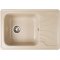 Кухонна гранітна мийка прямокутна одночашева з крилом GALATI Rasa 64 Bezhvy 402 бежева 64х44х20см
