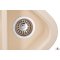 Недорого Кухонна гранітна кутова півторачашова з крилом мийка Granado BARCELONA ivory кремова 1000*570*200мм