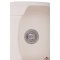 Недорого Кухонна гранітна овальна з крилом мийка Granado MALAGA ivory кремова 610*495*200мм