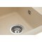 Недорого Кухонна гранітна прямокутна з крилом мийка Granado SALAMANKA ivory кремова 680*500*195мм