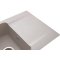 Недорого Кухонна гранітна прямокутна з крилом мийка Granado VALENCIA terra світло бежева 775*430*190мм