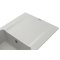 Недорого Кухонна гранітна прямокутна з крилом мийка Granado VIGO white біла 775*495*195мм