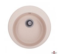 Кухонна гранітна кругла мийка Granado VITORIA avena 506*506*195мм