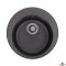 Недорого Кухонна гранітна кругла мийка Granado VITORIA чорна 506*506*195мм
