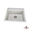 Недорого Кухонна гранітна прямокутна мийка Granado LERIDA gris сіра 560*510*200мм